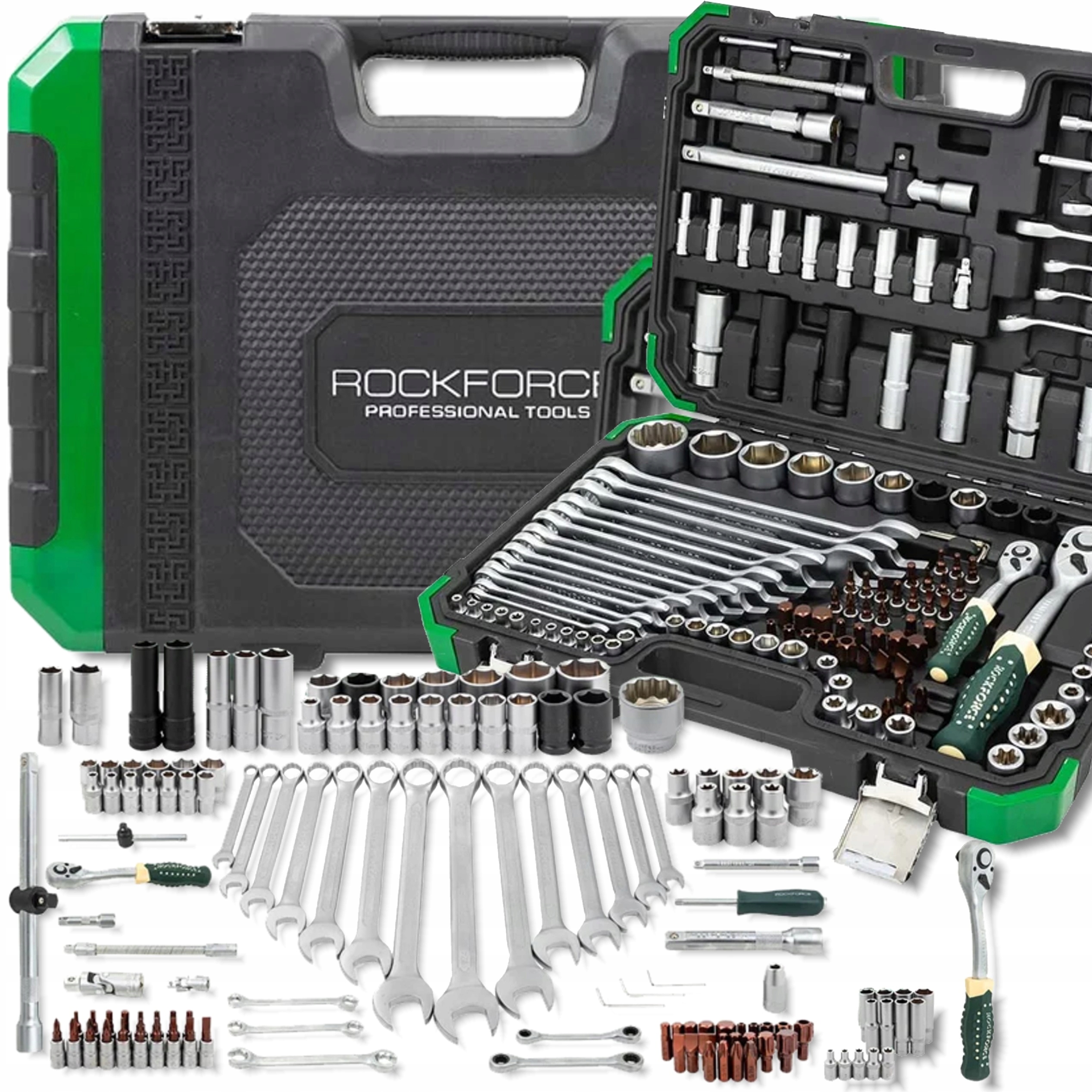 Sada náradia 125 6 ks prémiová sada nástavcov Cr-Mo Cr-V Rockforce
