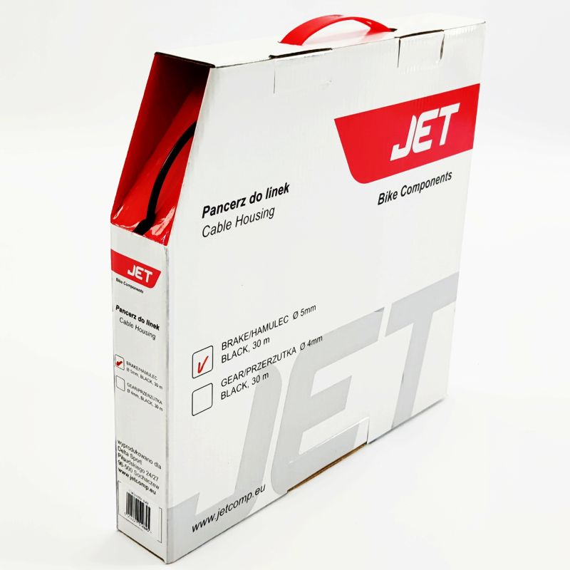 Pancerz linki Hamulca 5mm Jet Teflon czarny sprzedawany na metry