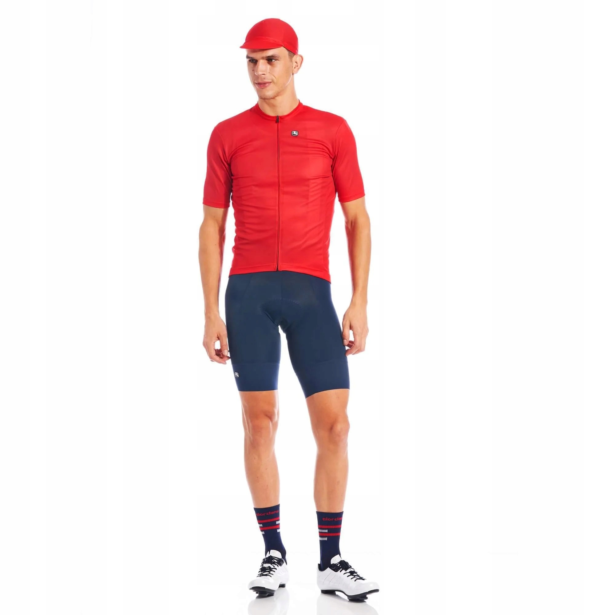 Koszulka rowerowa męska Giordana Fusion czerwona XL