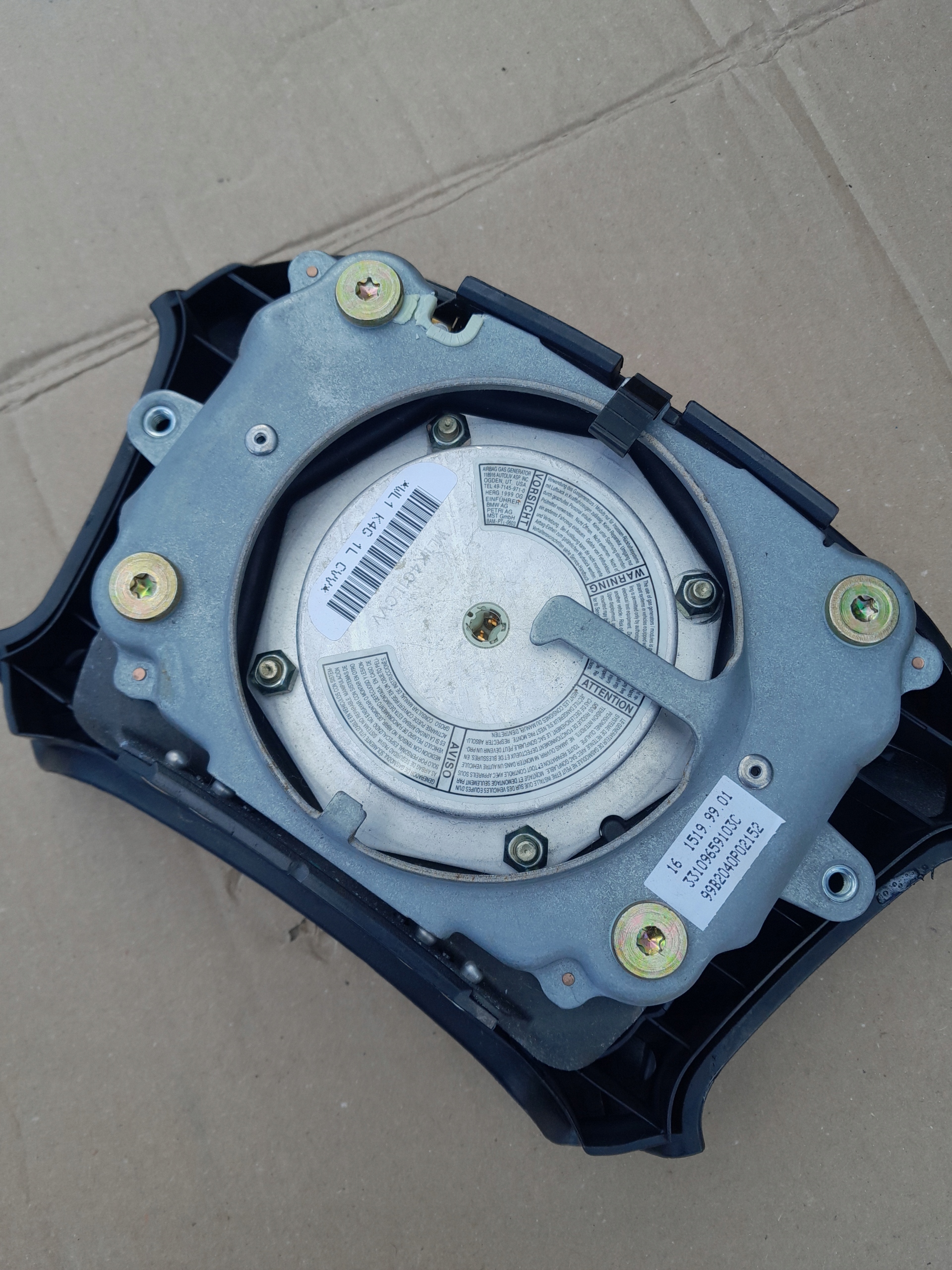 BMW e36 подушка безопасности AIR багажника