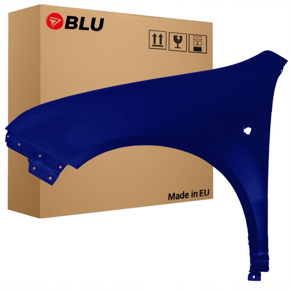 Blu Blatník Škoda Fabia I 1 6Y 9460 levý modrý 99-07 přední pozink