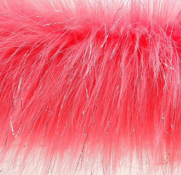 Umělá Kožešina Kožešina Neony Nit Stříbrná 0,6m