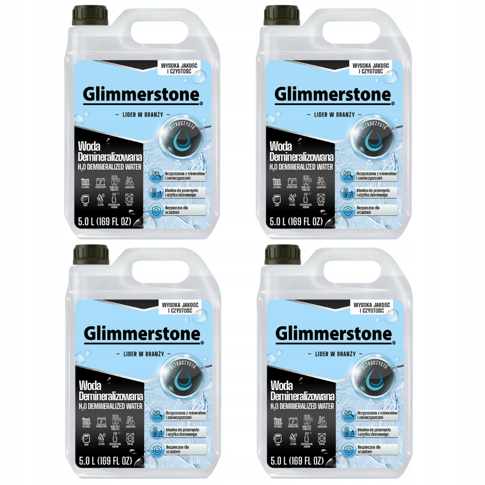 Woda demineralizowana Glimmerstone 20 l