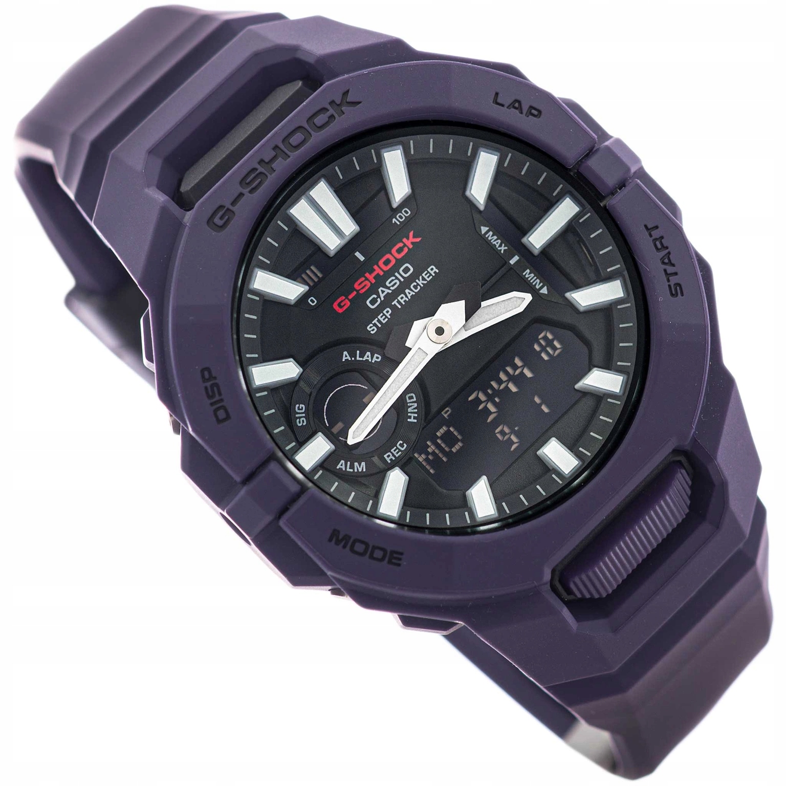Pánské Hodinky Casio G-shock GBA-950-2AER Fialové S 200 M Sportovním Řemínkem