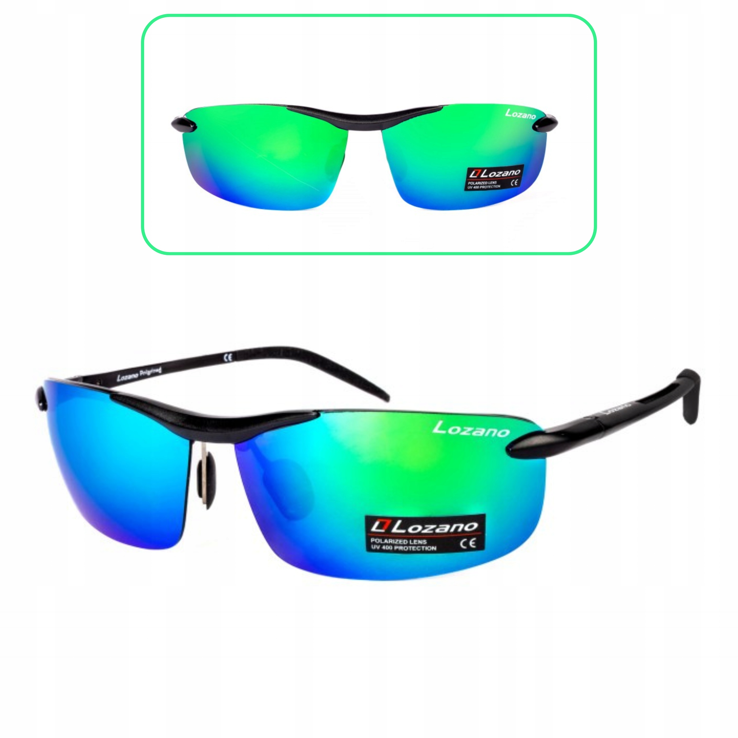 Brýle Pro Rybáře Sada Na Ryby Pánské Zrcadlovky S Polarizací S Pouzdro