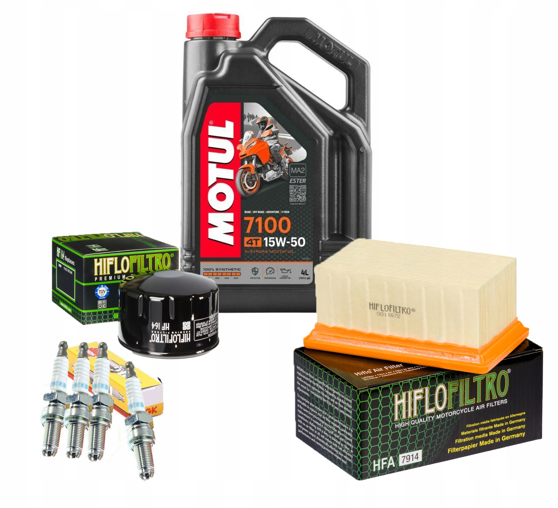 Olej Motul 15w50 BMW R 1200 nineT Filtr Świece