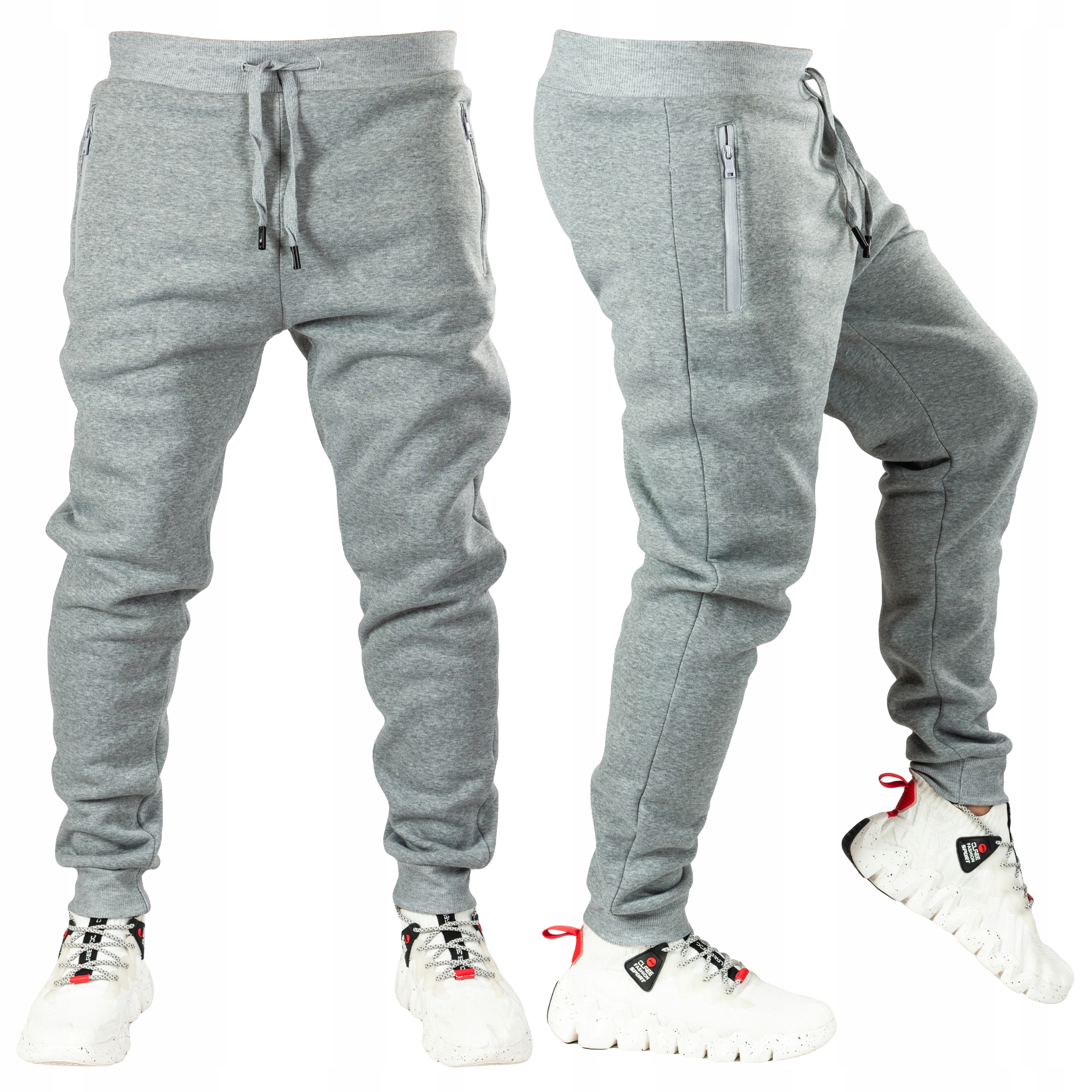 

Spodnie dresowe joggery Teto Szary r.XL