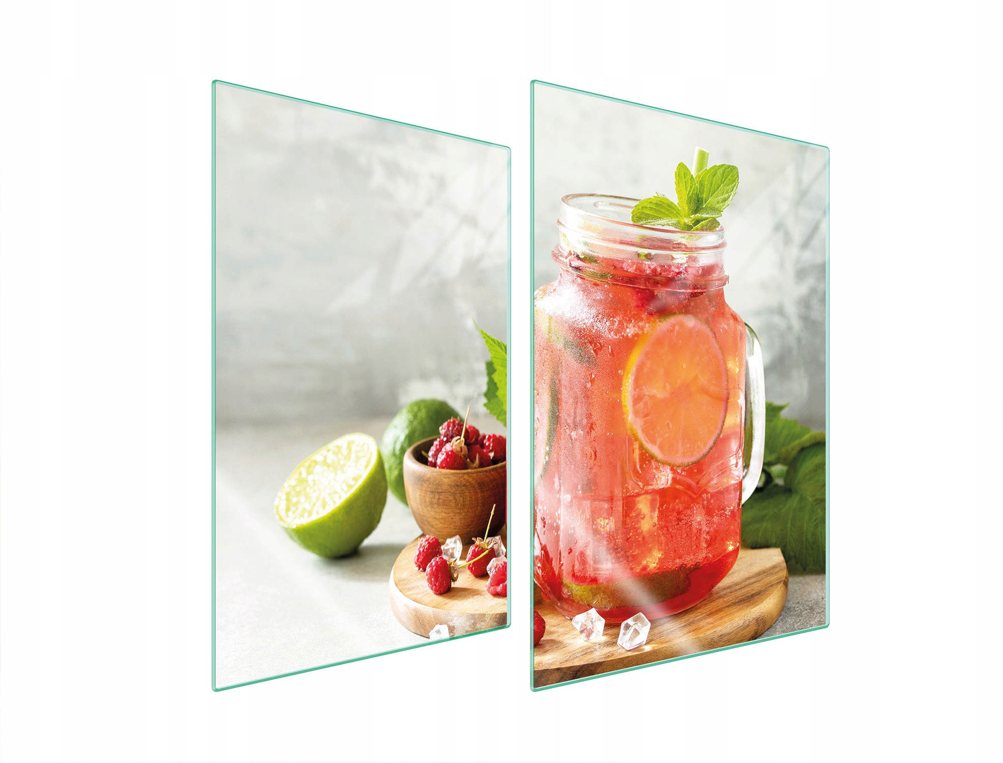 Skleněná Ochranná Deska Do Kuchyně 2x35x52 Drink Tvrzené Sklo