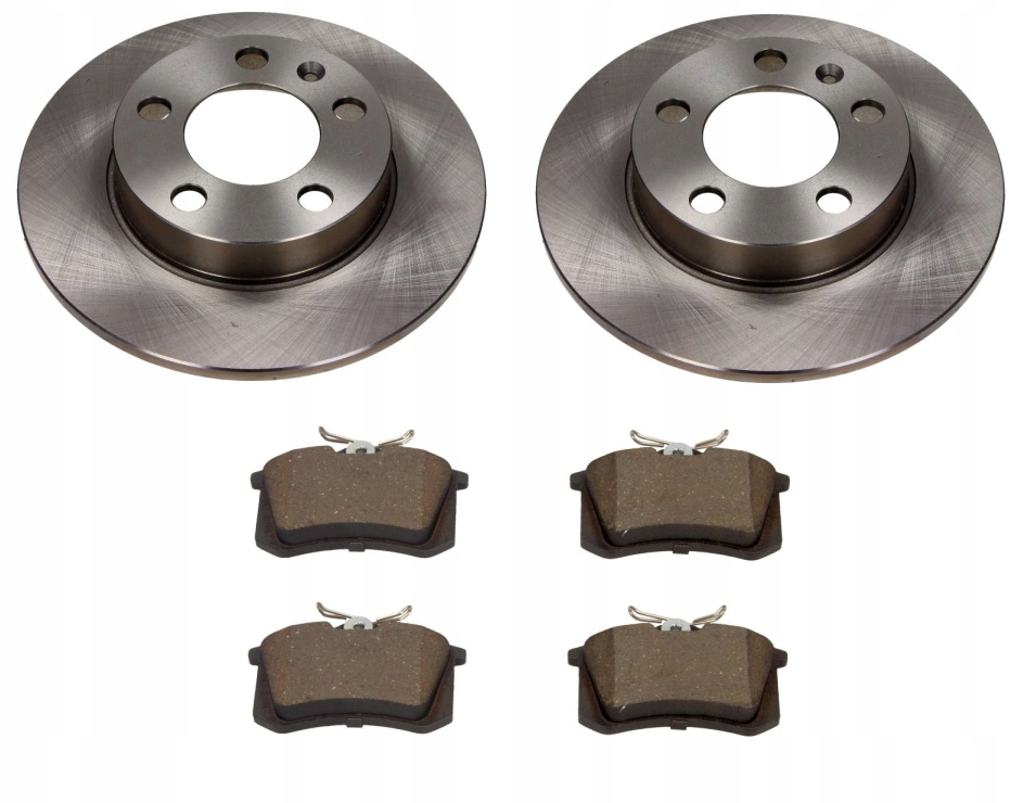 Диски колодки задние для GOLF 4 IV AUDI A3 LEON FABIA