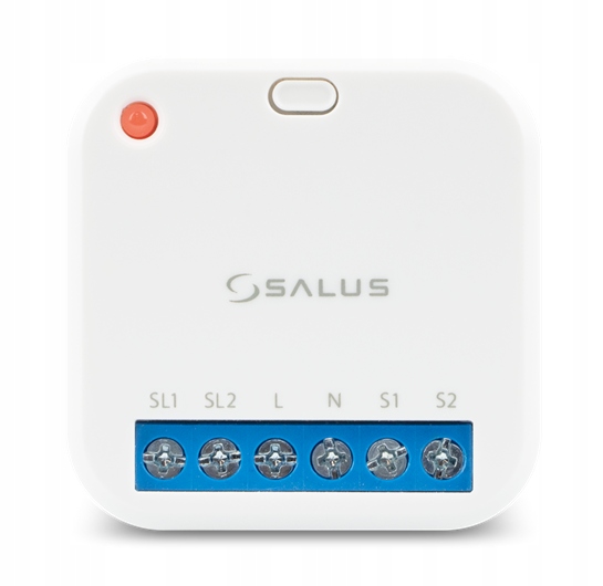 Salus RS600 Ovladač Rolet Pro Brány A Osvětlení Zigbee Smart Home