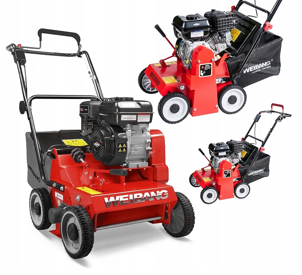 Wertykulator spalinowy WB384 Weibang Noże Uchylne