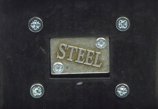 KULTOWE Wysokie Glany STEEL Ocieplane 10-dziur 47 Kolor czarny