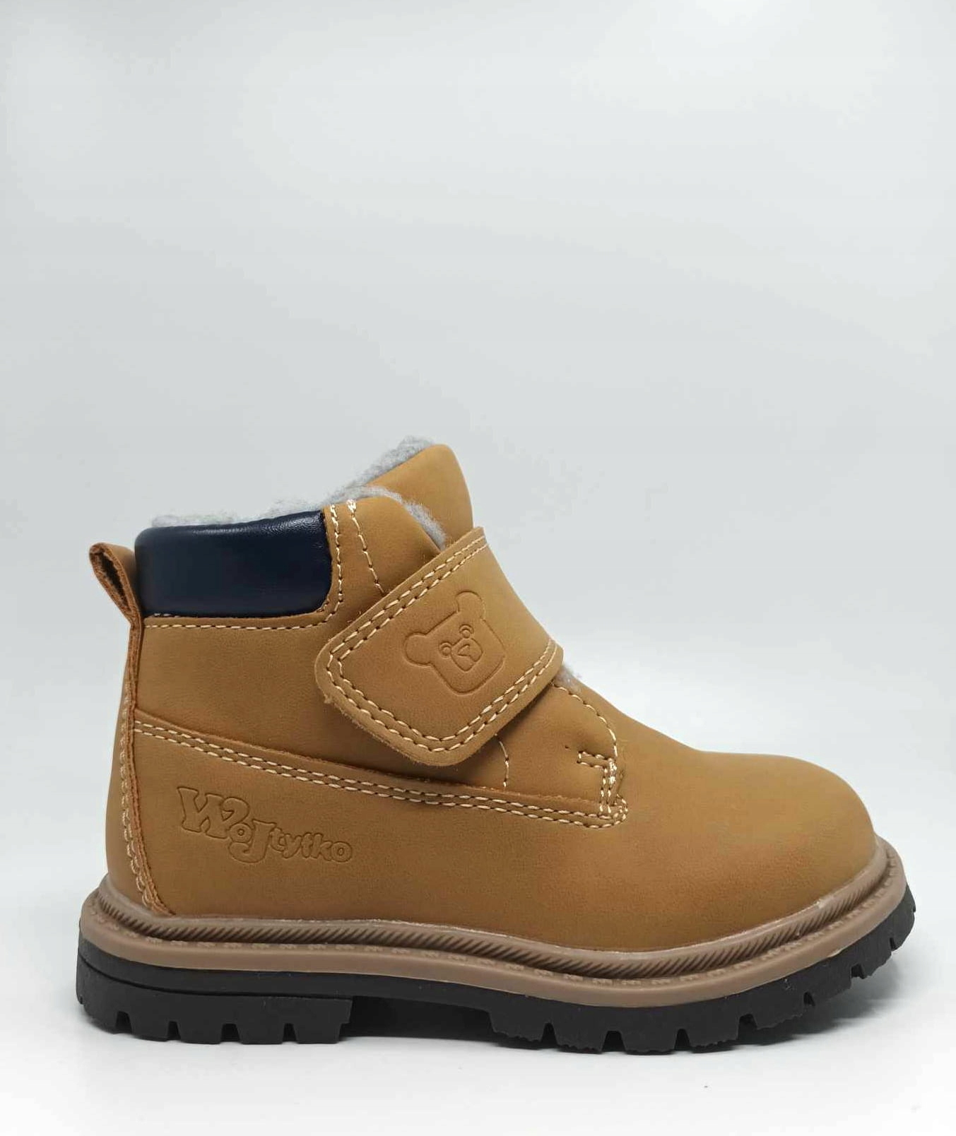 Buty chłopięce Wojtyłko 3Z24086 karmelowe 30