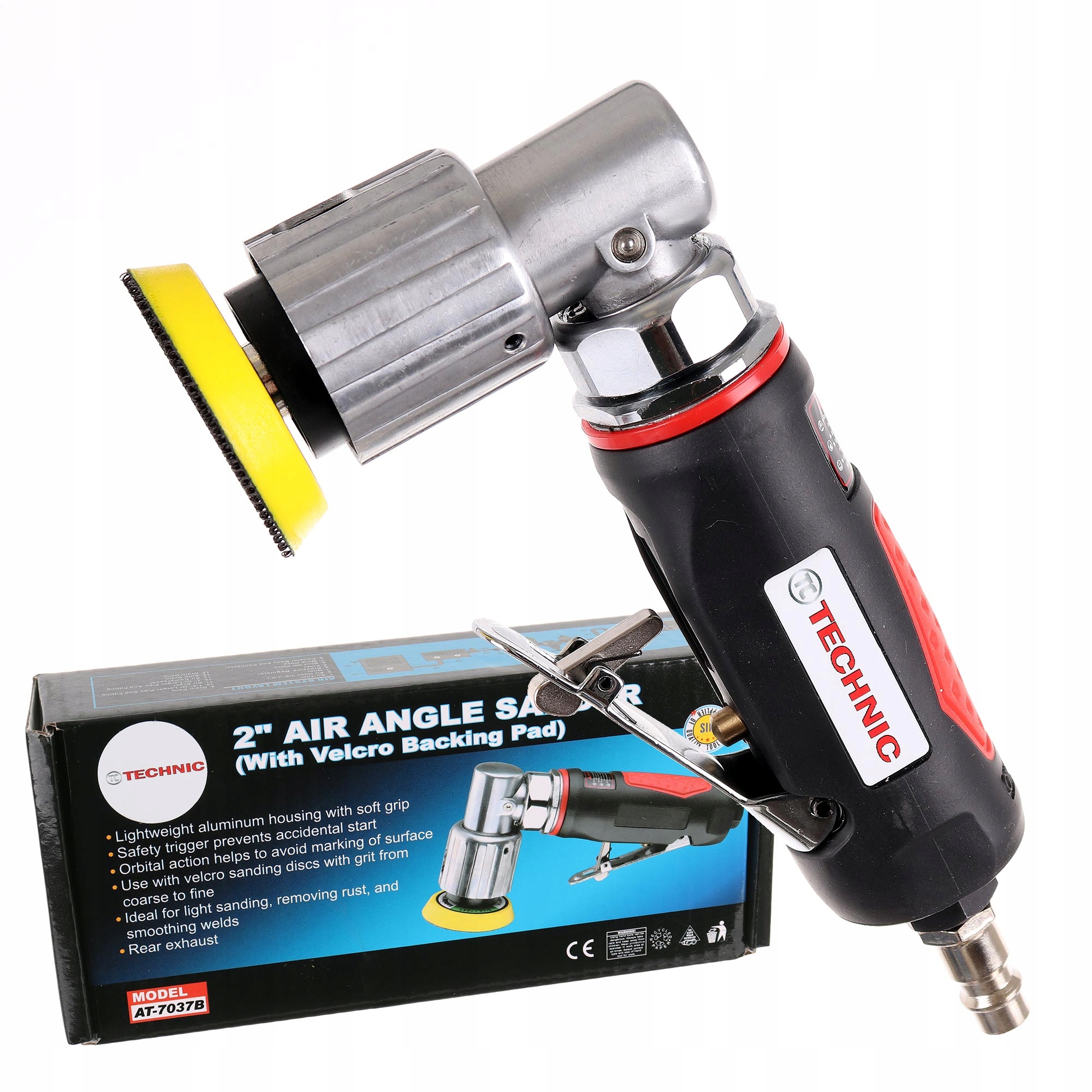 Pneumatická Excentrická Bruska 50 MM Na Suchý Zip, Dřevo, Kov