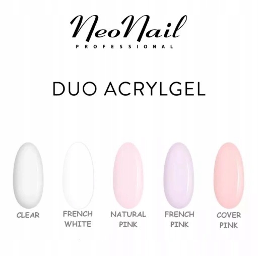NEONAIL DUO ACRYLGEL 15 g ZESTAW +FORMY +AKCESORIA Marka NEONAIL