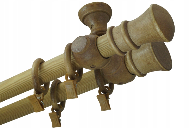 

Karnisz drewniany 28 Jasny Dąb podwójny 2,8 m 280