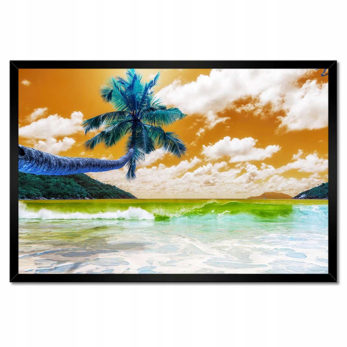 Plakáty v rámu 60x40 Tropiki Krajina Palma