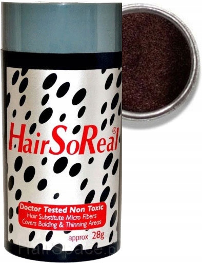 Hair So Real 28 g Hsr Zahušťování vlasů Vlákna Usa HairSoReal Kaštanová