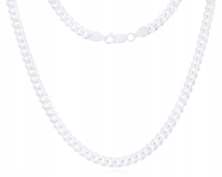 Stříbrný Řetízek Pánský Silný Široký Originální Splétaný Délka 55 cm ryzost 925