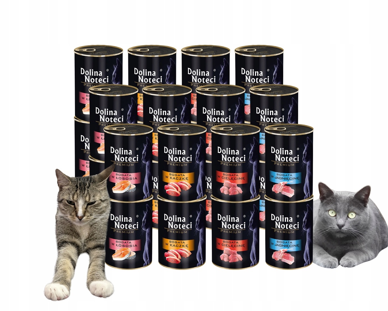 Dolina Noteci Premium mix chutí 24x400 g Mokré krmivo pro kočky