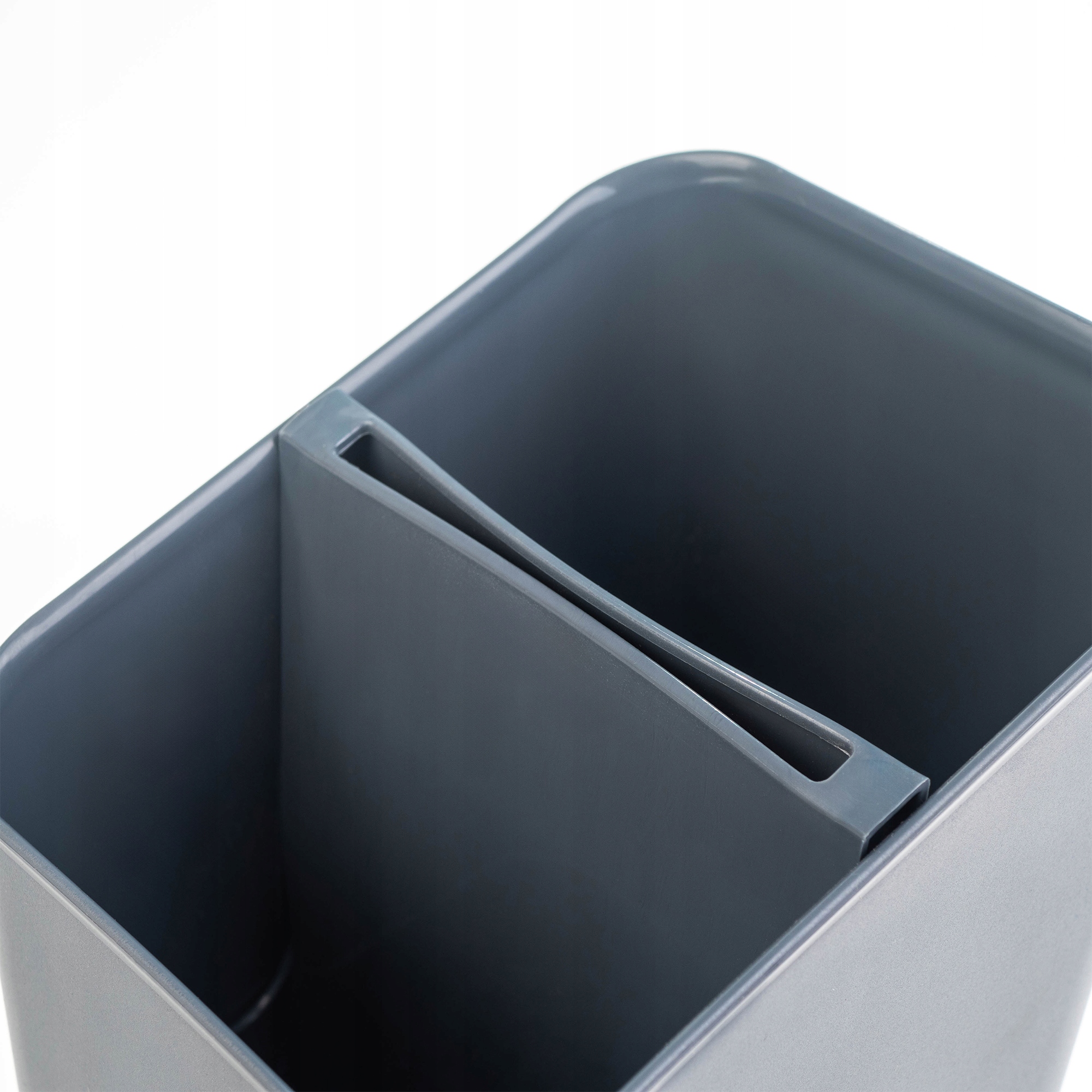 OCIEKACZ NA SZTUĆCE SZUSZARKA ORGANIZER PLASTIKOWY CIEMNY POPIEL Szerokość produktu 14 cm