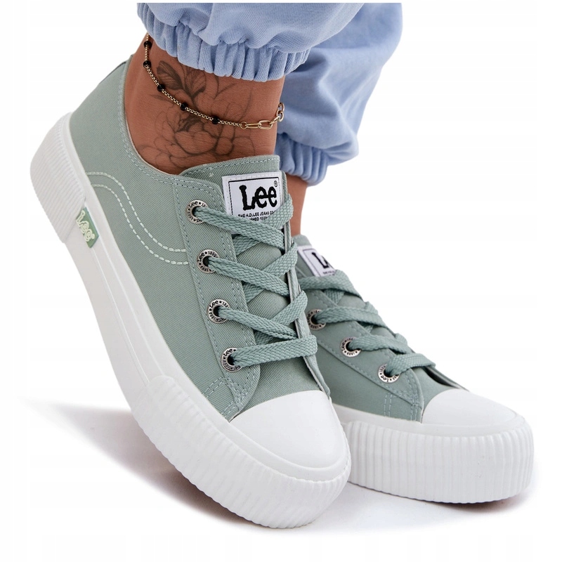 Dámské Tenisky Na Platformě Lee Isla C Women Low 50261002.98K Mátové 37