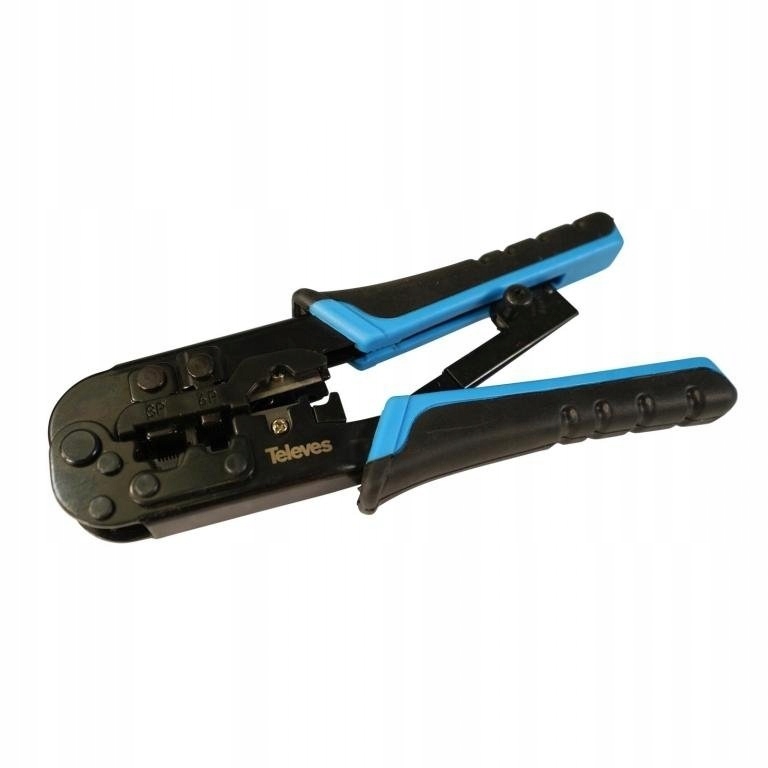 Zaciskarka do złączy męskich Do RJ45, RJ11, RJ12, 4P4 i 4P2 209801