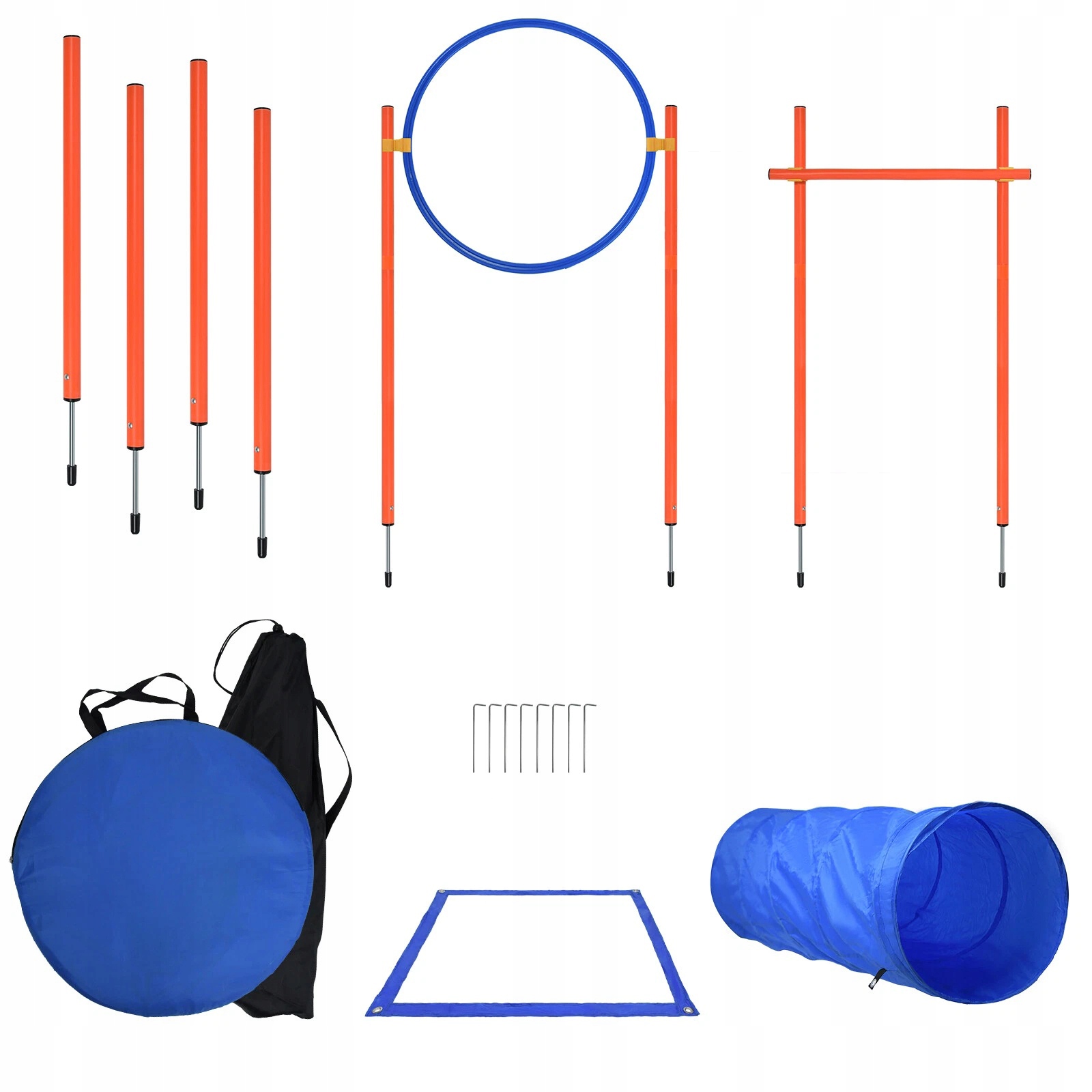 Sada na agility pro psy Sada plotů pro výcvik psů Překážková dráha Tun