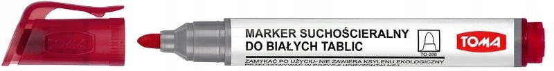 

Marker mazak suchościeralny Toma TO-266 czerwony