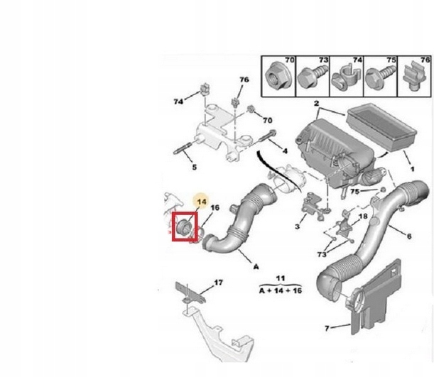 USZCZELKA TURBO TURBINY PEUGEOT 308 207 307 1.6HDI Typ samochodu Samochody osobowe