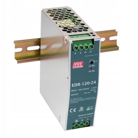 Impulsní napájecí zdroj EDR-120-24 120W na Din lištu