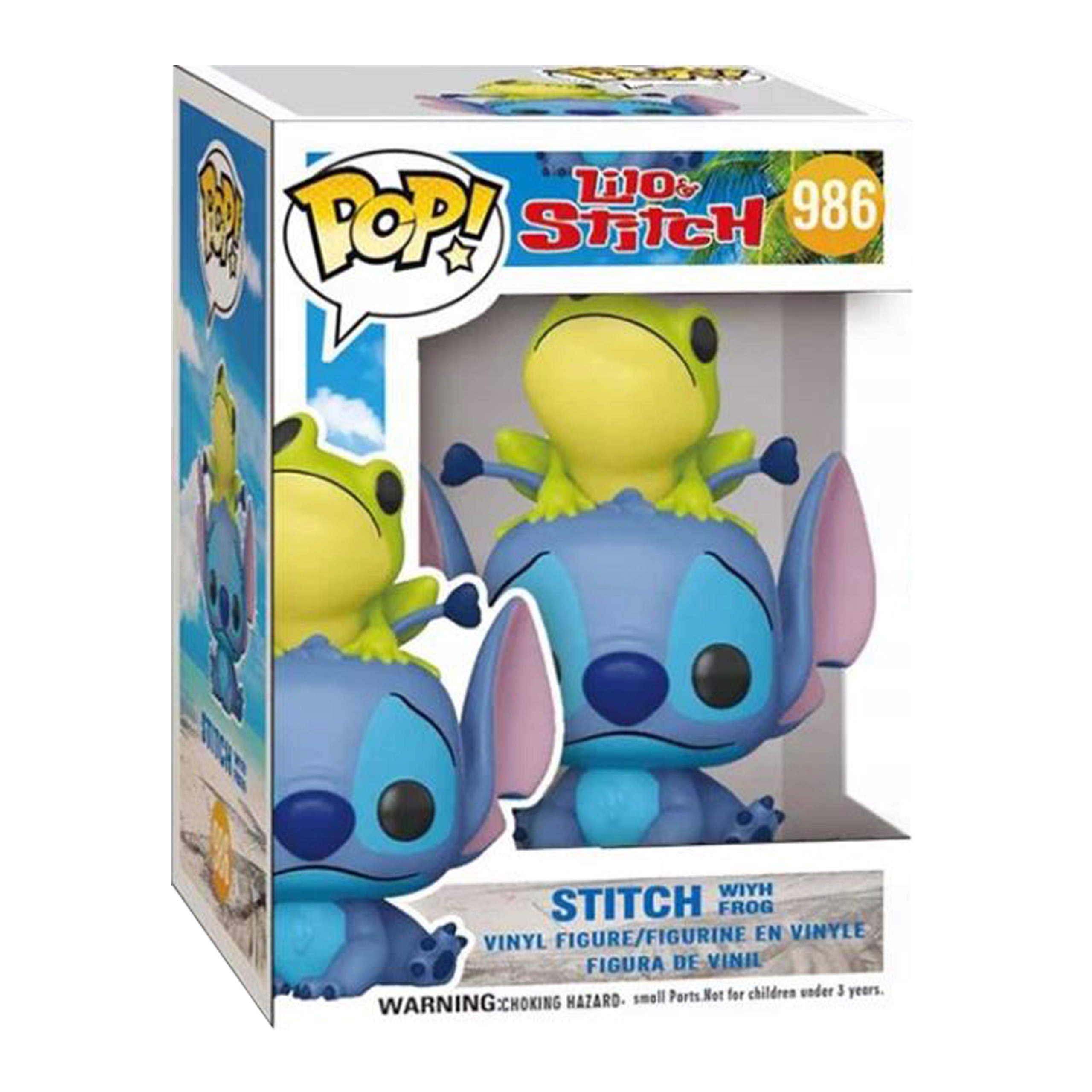 FIGURKA KOLEKCJONERSKA POP LILO & STITCH STITCH WITH FROG ZABAWKA Kod producenta 3631