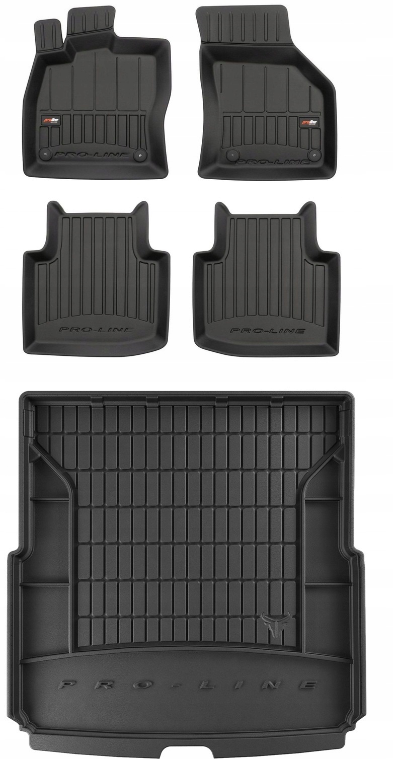 Set 3D gumové rohože Škoda Superb 3 Kombi 2015-2023 g