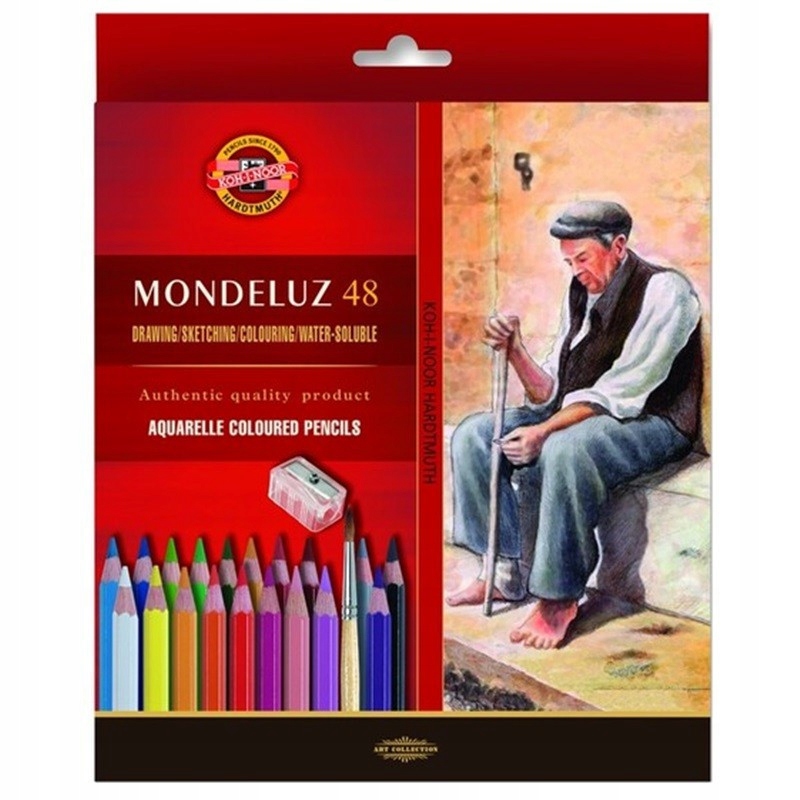 Pastelky akvarelové Mondeluz Koh-I-Noor 48 ks