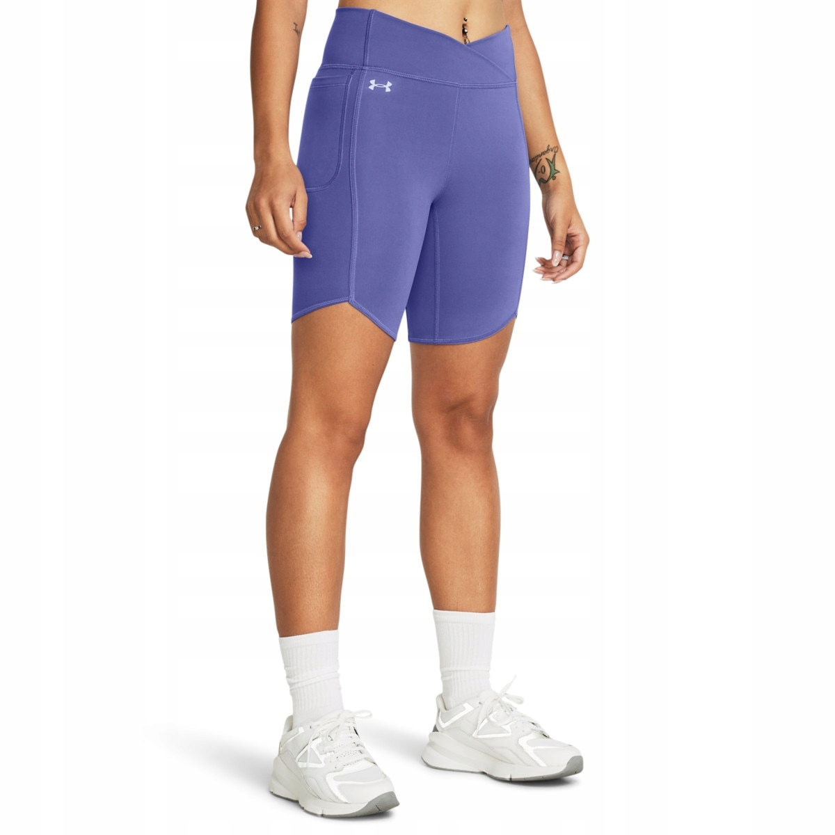 Under Armour Kraťasy Motion Crossover Bike Short-PPL fialová