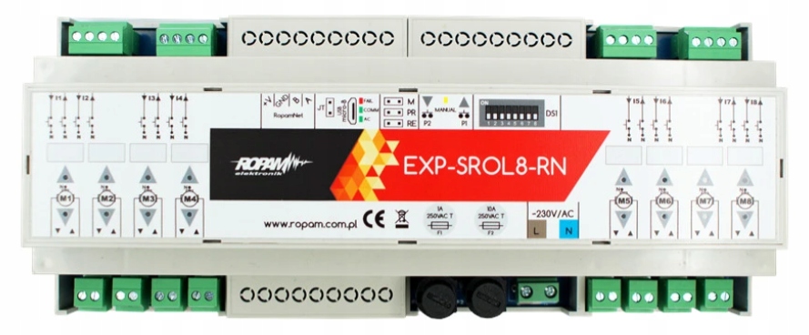 Ovládač 8 Roliet A Žalúzií Ropam EXP-SROL8-RN