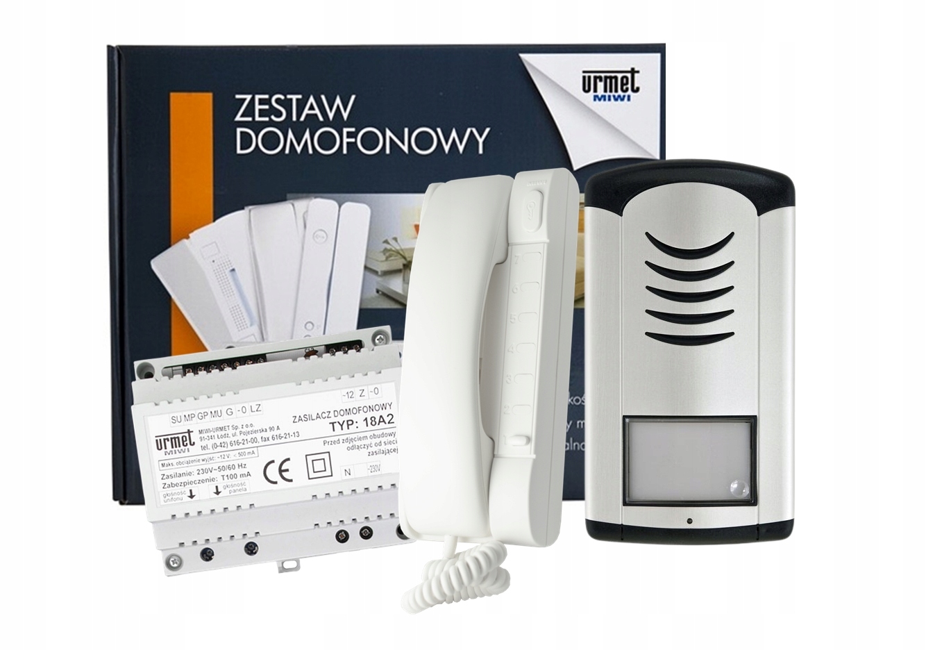 

Zestaw Domofonowy Domofon Miwi Urmet 1129/321