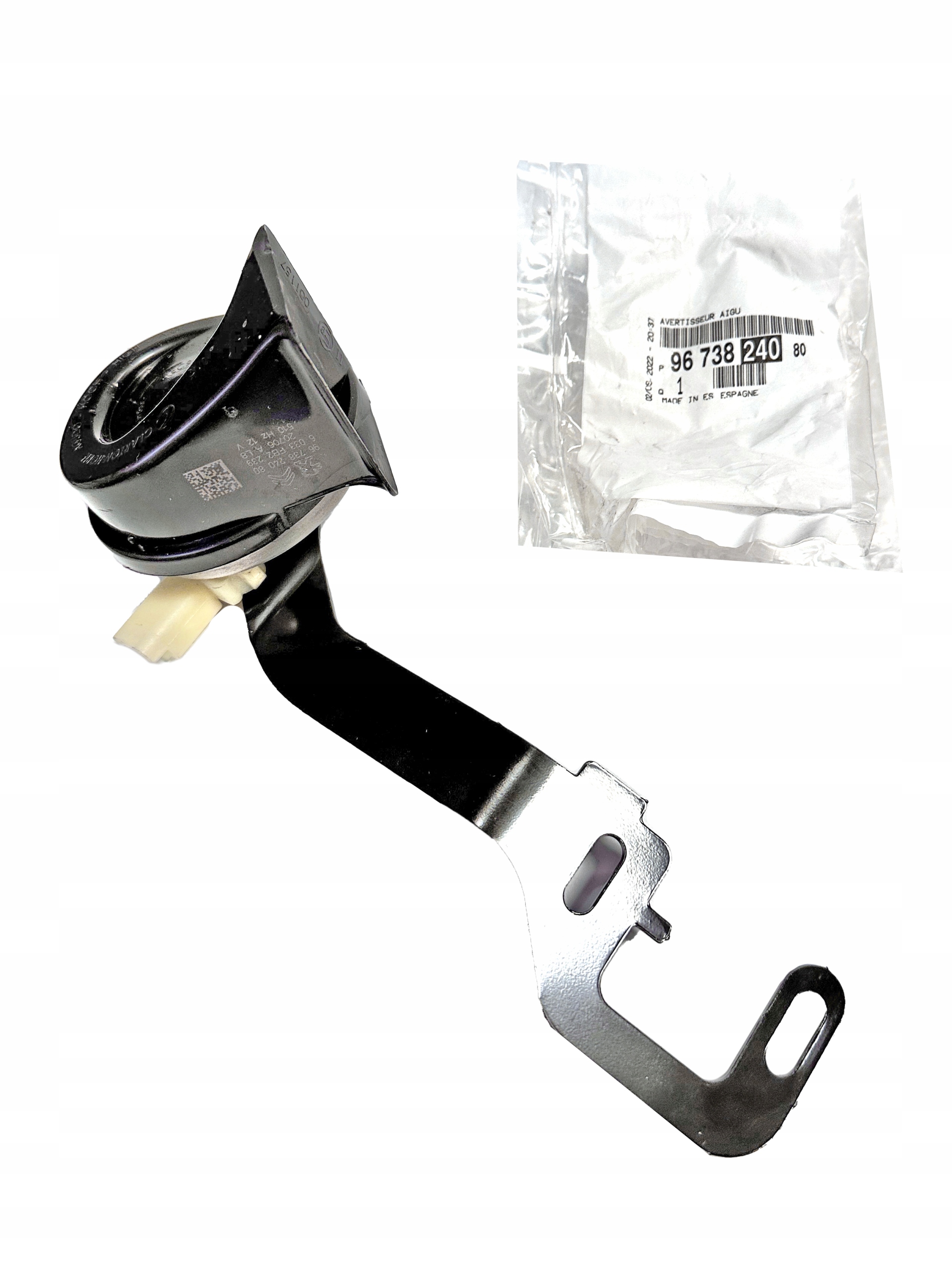 Zvukový Signál Klakson Peugeot 208 2008 Originál 9673824080