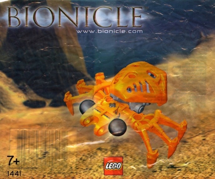 nový Lego Bionicle 1441Rahi Fikou zmačkaný sáček z roku 2003