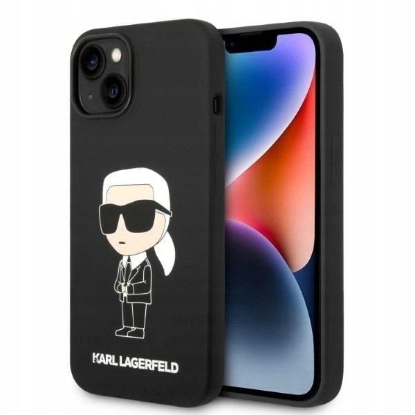 Karl Lagerfeld (KLHCP14MSNIKBCK) etui na iPhone 14 Plus Czarny Ikonik
