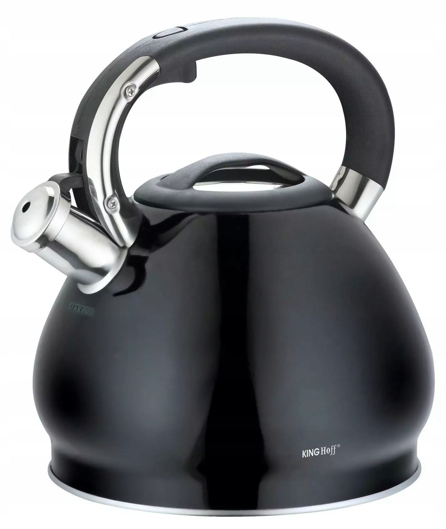 Konvice tradiční nerezová 3,4 l černá Kinghoff KH-1221