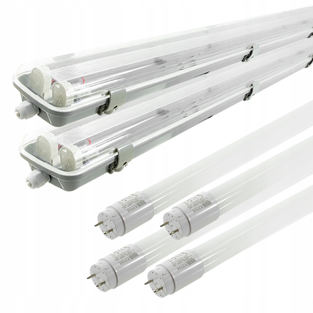 

2x Oprawa hermetyczna 120 4x świetlówka Led