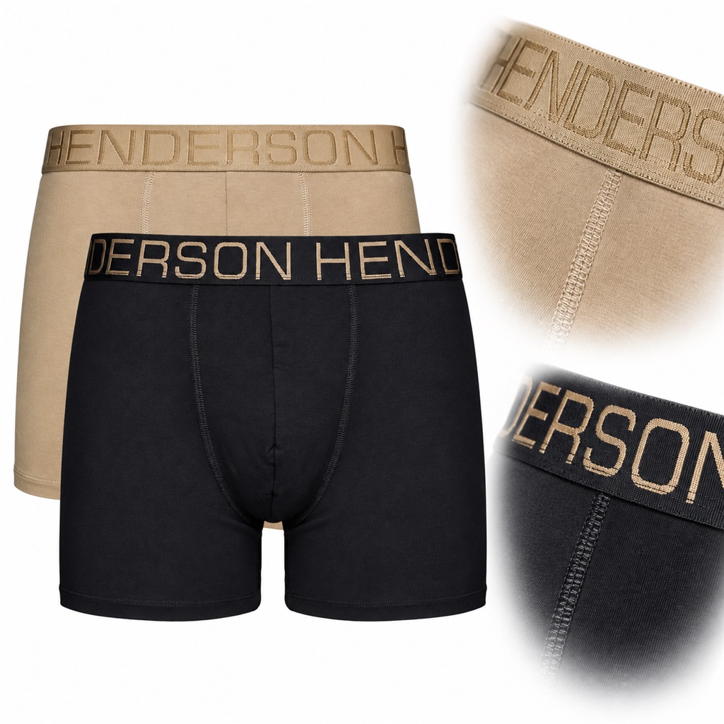 Pánské boxerky 2-balení prodyšné Henderson Nice 43793 mix barev M Anrr