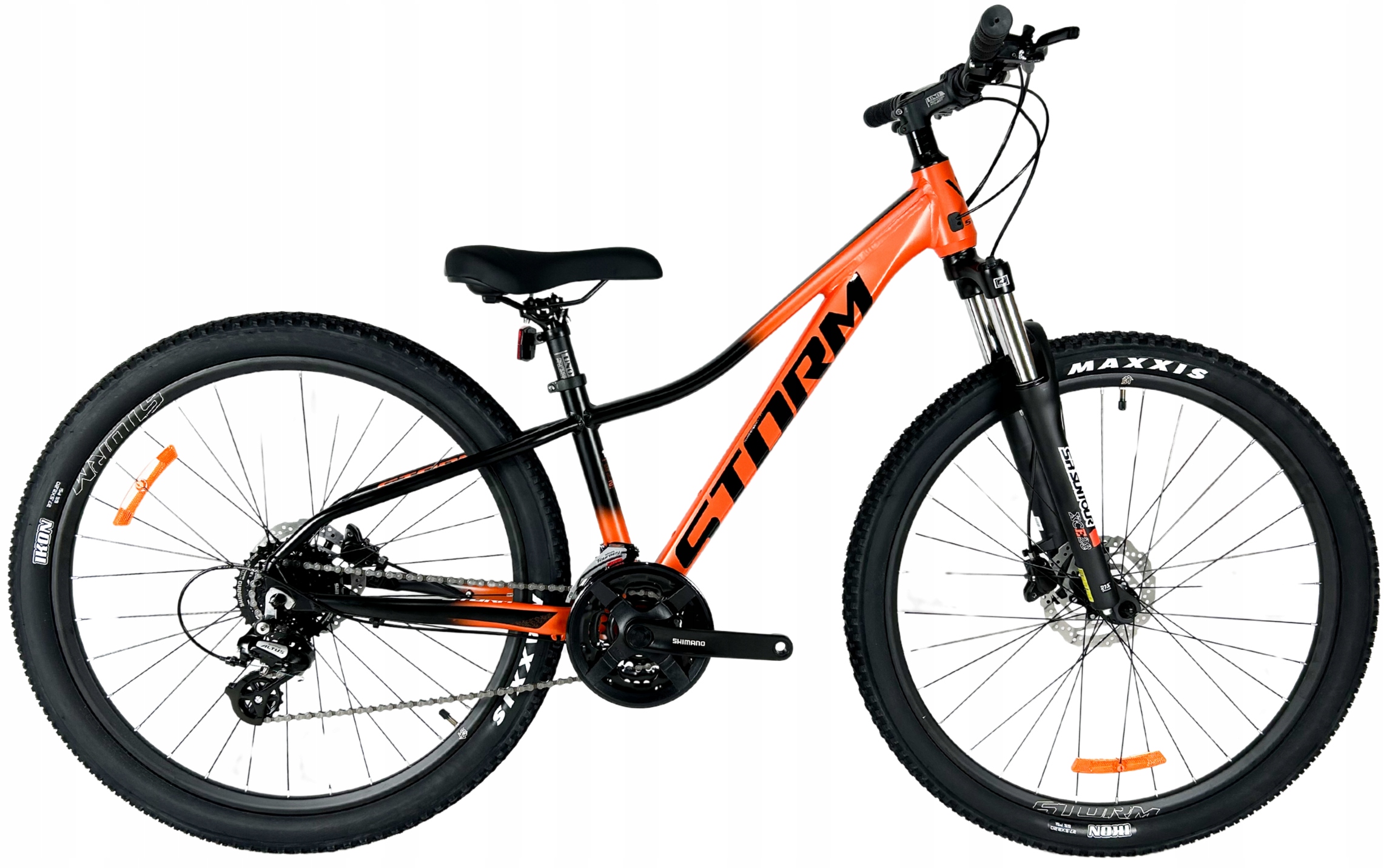 Rower Górski Mtb Storm Shark 3.0 27,5 rama 13,5 pomarańczowy 2025
