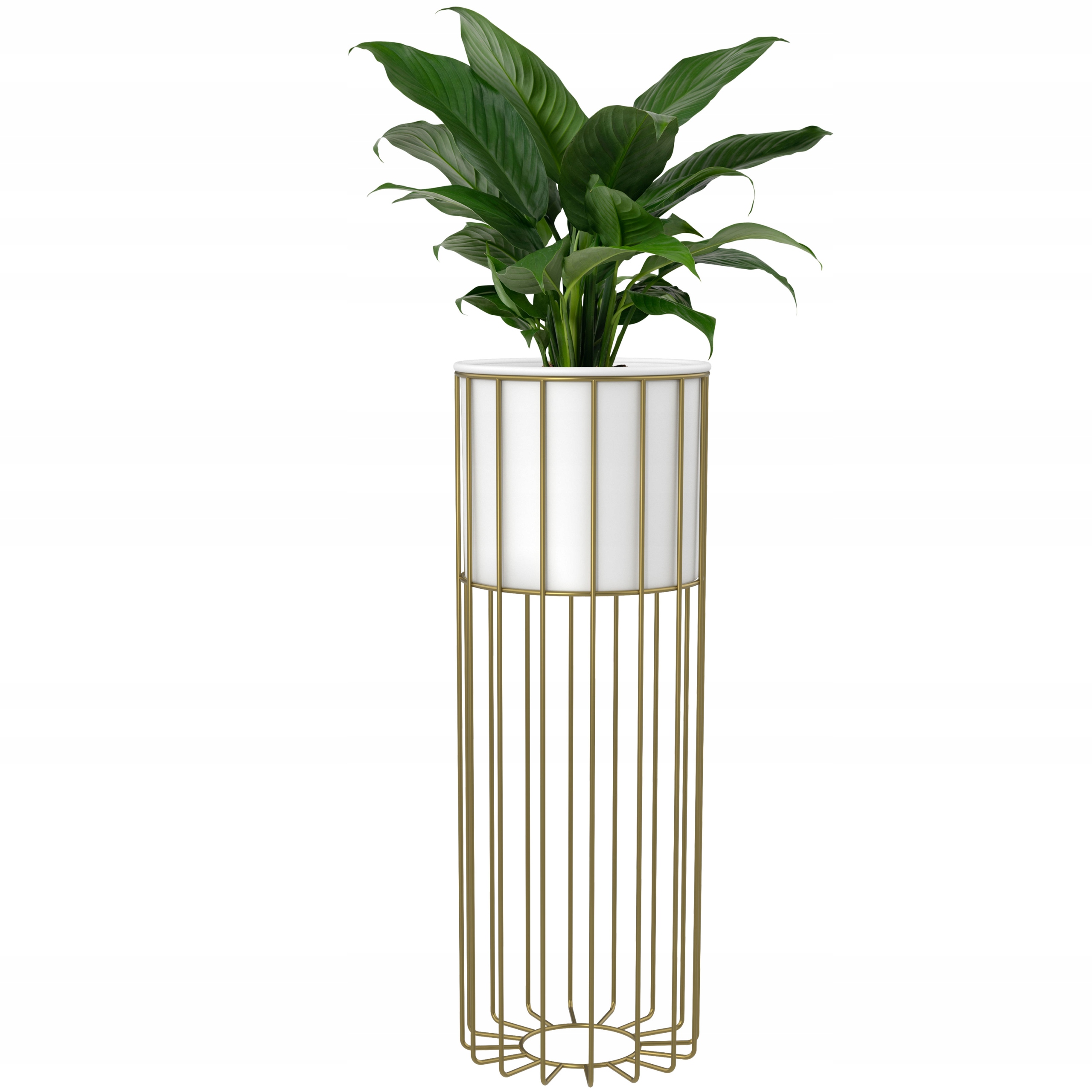 

Kwietnik metalowy stojący Gold Design Loft 56cm