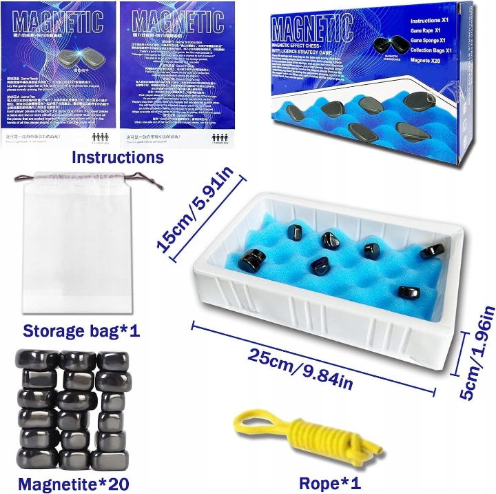 Szachy Magnetyczne Kamienie Magnetyczne Gra Strategiczna dla Dzieci Rodzaj szachy magnetyczne
