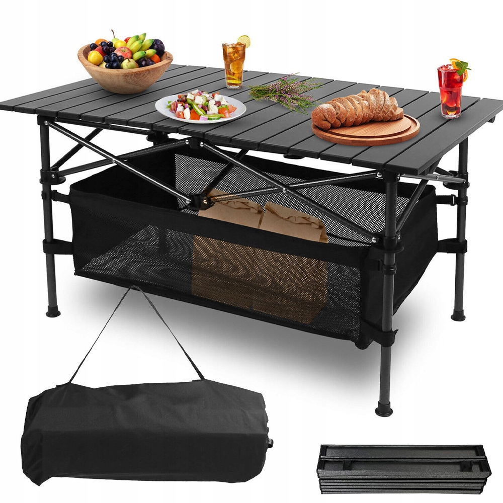 Stolik Turystyczny Stół Kempingowy Składany Na Piknik, Wędkowanie, Grill