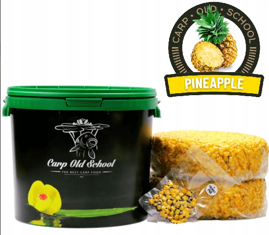 Kukuřice Carp Old School Kbelík Ananas 10 kg