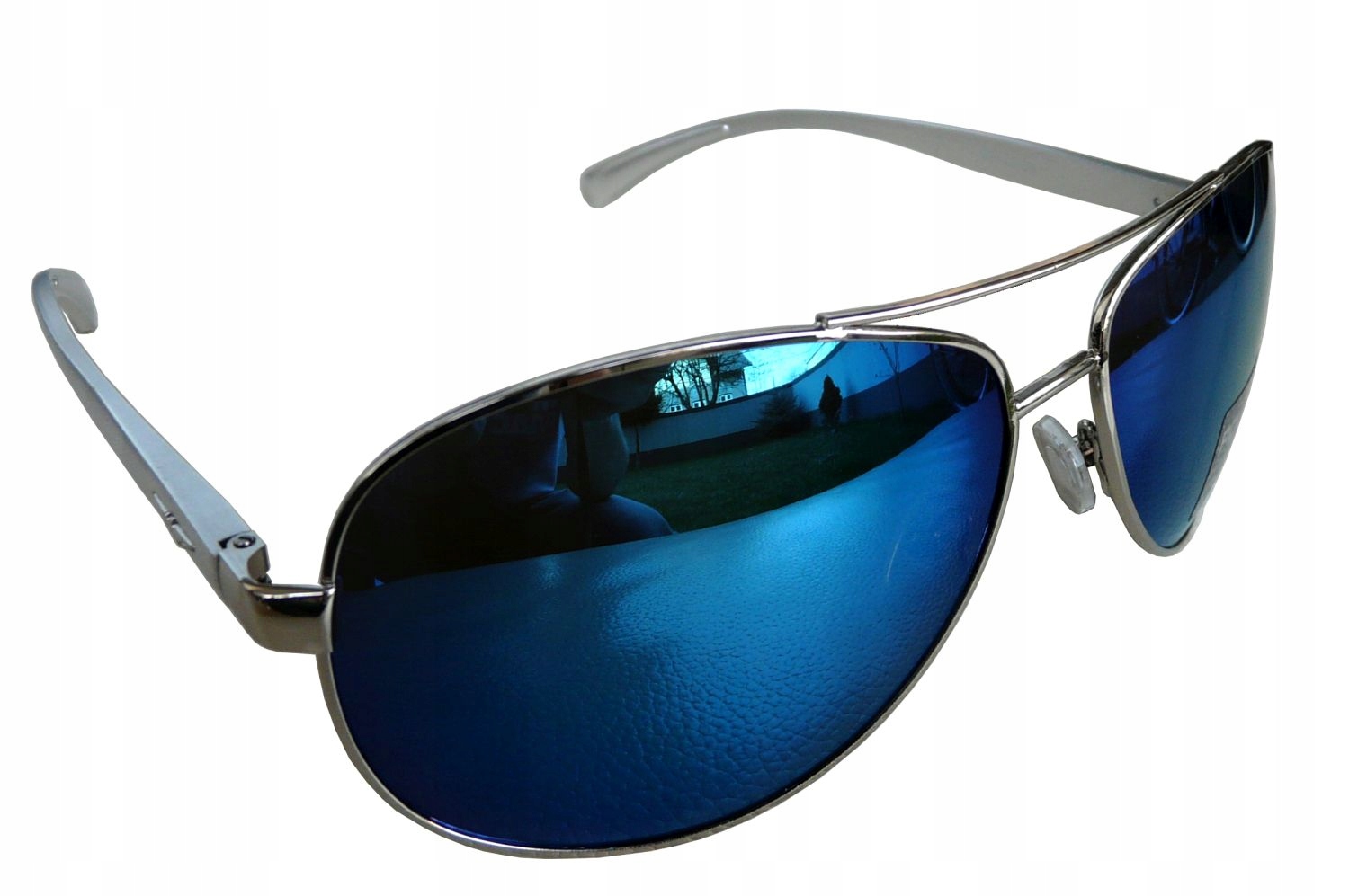 OKULARY MĘSKIE POLARYZACYJNE AVIATOR PRIUS LUSTRA Szerokość soczewki 68 mm