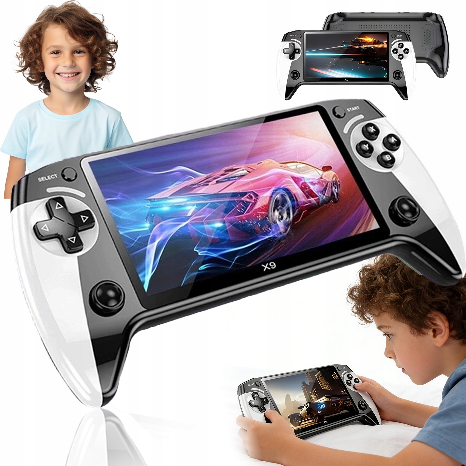 Konsola Przenośna Do Gier X9 6000 Gier Retro Mini 128GB